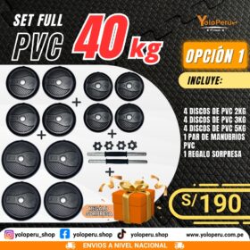 SET FULL PVC 40KG - OPCIÓN 1