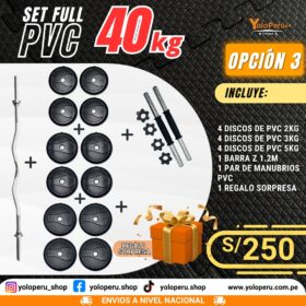 SET FULL PVC 40KG - OPCIÓN 3