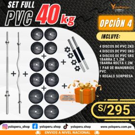 SET FULL PVC 40KG - OPCIÓN 4