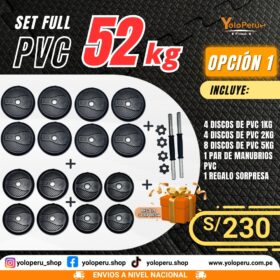 SET FULL PVC 52KG - OPCIÓN 1