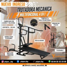 TROTADORA MECANICA MULTIFUNCIONAL 4 EN 1 - OFERTA