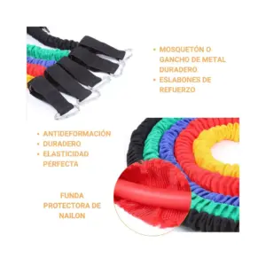 LIGAS DE RESISTENCIA 150LB REFORZADAS - Imagen 3