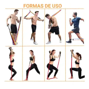 LIGAS DE RESISTENCIA 150LB REFORZADAS - Imagen 4
