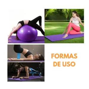 Alternative view of MAT DE YOGA 6MM PVC ECOLOGIC