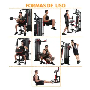 MINI GYM 3 ESTACIONES MHG6330P (6 PIEZAS) - Imagen 6