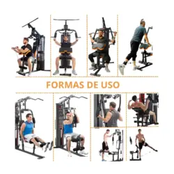 MINI GYM H7080A (4 PIEZAS) COLOR NEGRO REAL FITNESS - Imagen 6