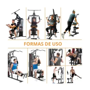 MINI GYM H7080A (4 PIEZAS) COLOR NEGRO REAL FITNESS - Imagen 6
