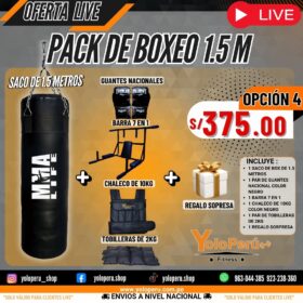 PACK DE BOX 1.5 M - OPCIÓN 4