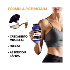 CREATINA MONOHYDRATE 100% MICRONIZED ULTIMATE NUTRITION 300GR - Imagen 4