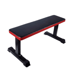 BANCA PLANA NACIONAL ROJO CON NEGRO