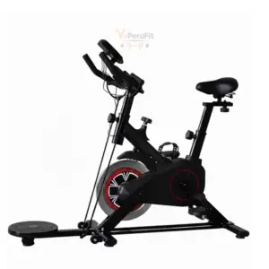 BICICLETA SPINNING DE 8kg + DISCO TWIST Y LIGAS
