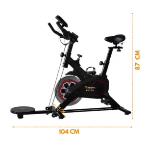Alternative view of BICICLETA SPINNING DE 8kg + DISCO TWIST Y LIGAS