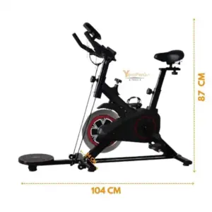 BICICLETA SPINNING DE 8kg + DISCO TWIST Y LIGAS - Imagen 3