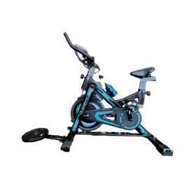 BICICLETA SPINNING DE 12KG AZUL HOME CON ACCESORIOS