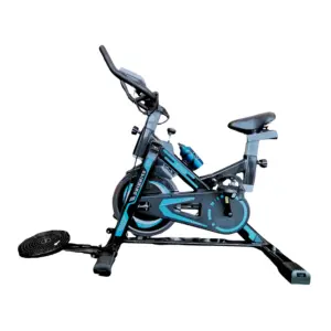 BICICLETA SPINNING DE 12KG AZUL HOME CON ACCESORIOS