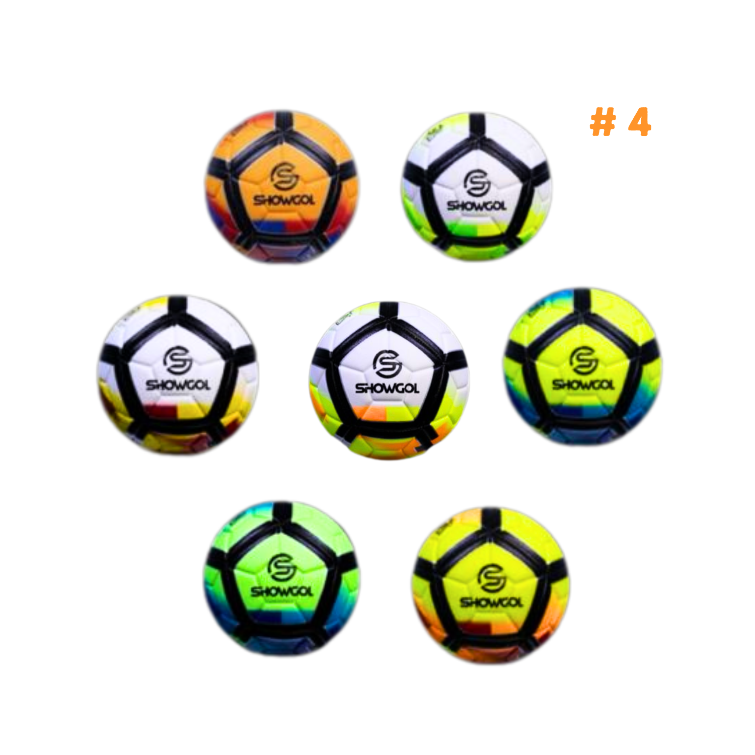 PELOTA DE FUTBOL #4 PVC FOAM SHOWGOL