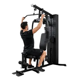 MINI GYM 75KG NEGRO TF (ASIENTO Y ESPALDAR REGULABLE) - Imagen 8