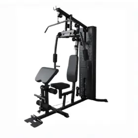 MINI GYM 75KG NEGRO TF (ASIENTO Y ESPALDAR REGULABLE)