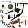 Barra Multifuncional 15 en 1 yoperufit 250 Kg Dominadas + Push Up Pvc + Salta Soga