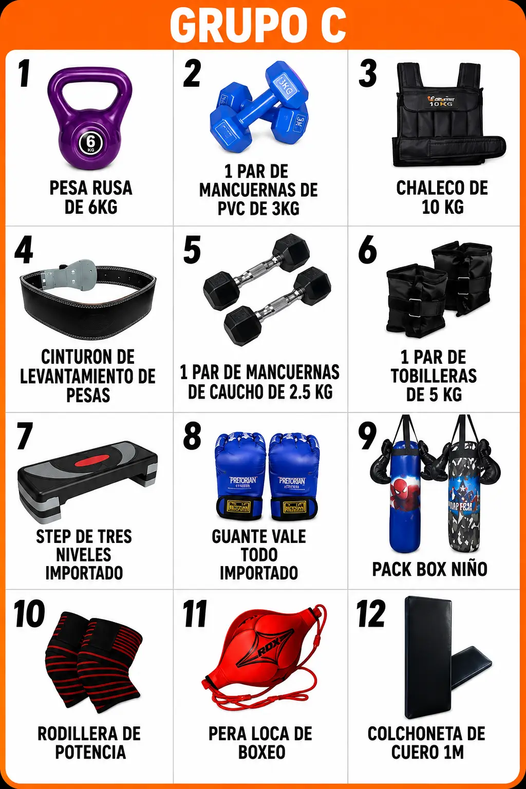 Combo Fitness 3 Productos por S/100 | Accesorios para Gimnasio en Casa - Imagen 3