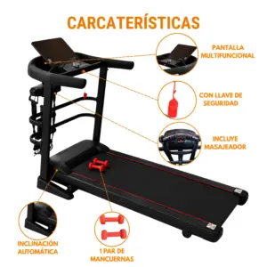 TROTADORA ELECTRICA 3HP CON MASAJEADOR TF - Imagen 3