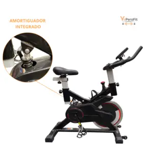 BICICLETA SPINNING DE 15KG MDK RF 780 - Imagen 4