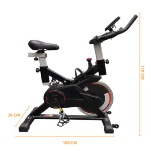 BICICLETA SPINNING DE 15KG MDK RF 780 - Imagen 2