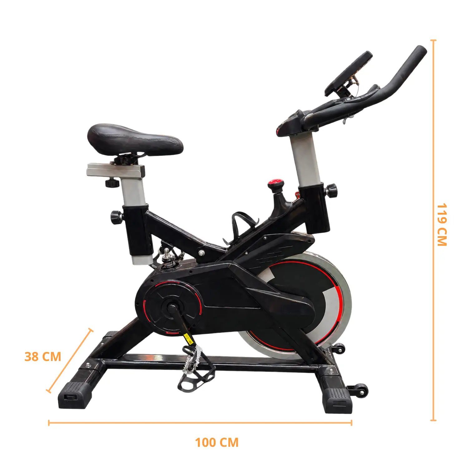 BICICLETA SPINNING DE 15KG MDK RF 780 - Imagen 2