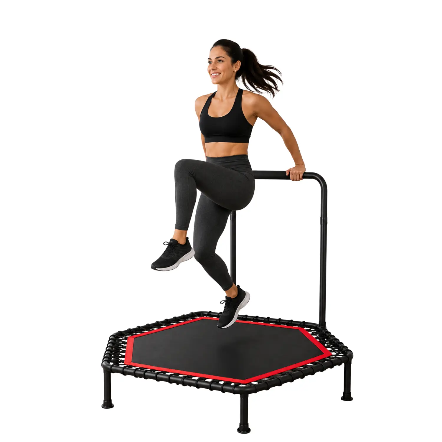 TRAMPOLIN HEXAGONAL CON SOPORTE BF - Imagen 6