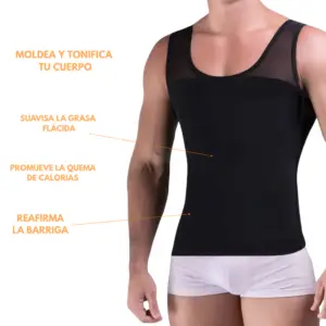 FAJA HOMBRE PREMIUM NEGRO - Imagen 3