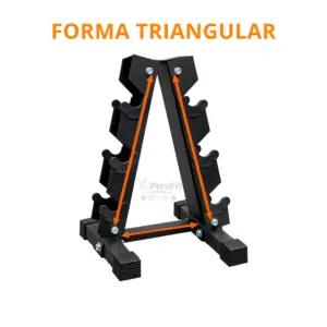 Alternative view of RACK DE MANCUERNAS TRIANGULAR IMPORTADO