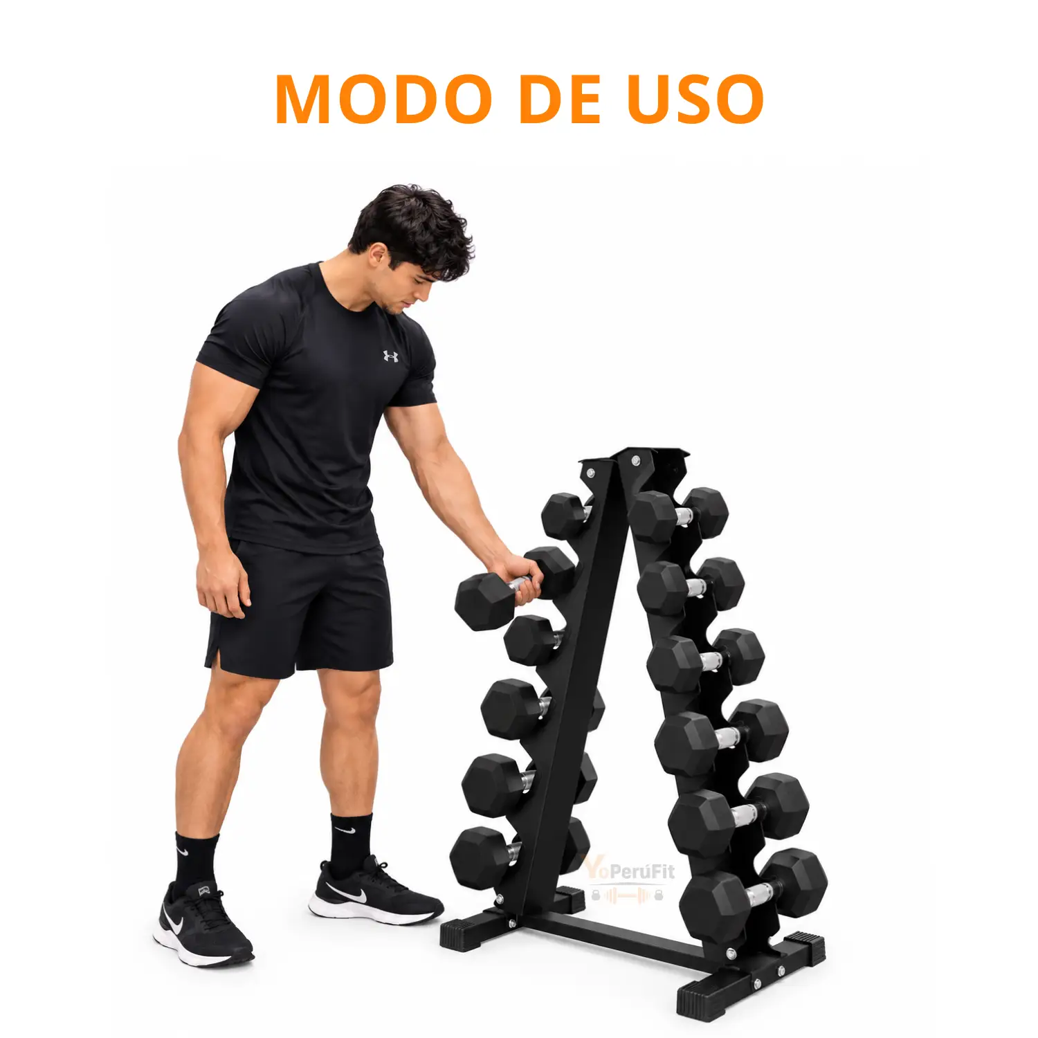 RACK DE MANCUERNAS TRIANGULAR IMPORTADO - Imagen 6
