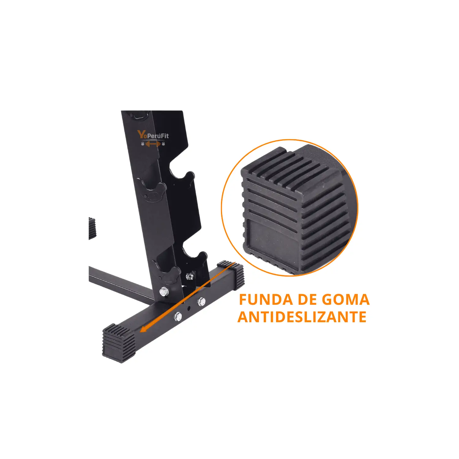 RACK DE MANCUERNAS TRIANGULAR IMPORTADO - Imagen 4