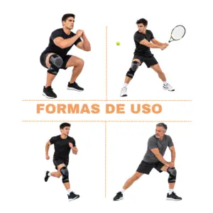 RODILLERA CON VELCRO NEGRO (UNIDAD) - Imagen 4